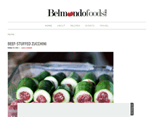 Tablet Screenshot of belmondofoods.com
